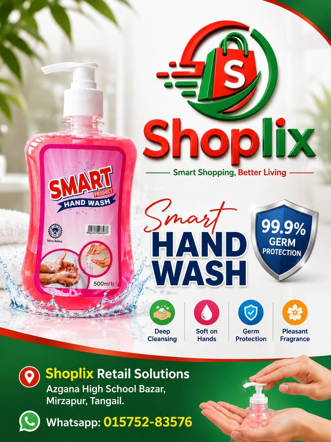 Smart Hand Wash 500ml